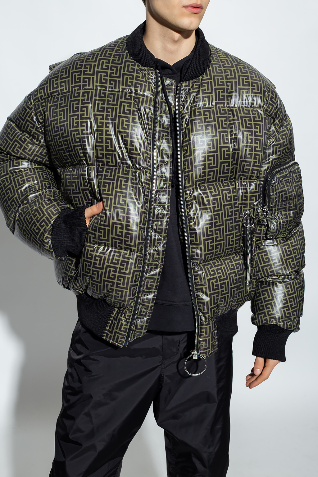 Balmain puffer hot sale jacket mens